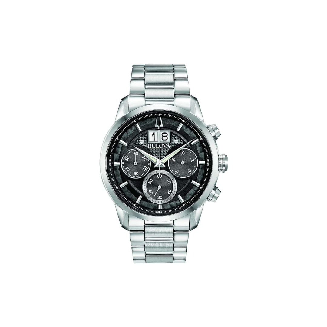 Bulova Men s Multifunction Watch Ref 96B319 Sterling Holdings