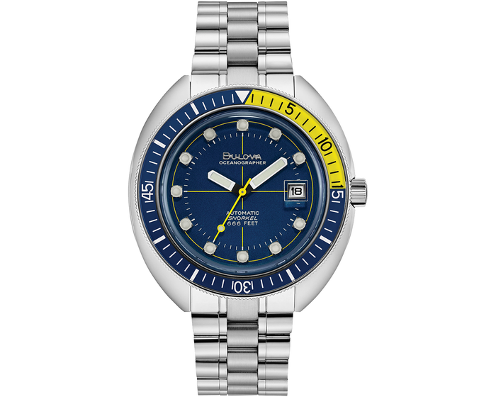 Bulova Men s Oceanographer Devil Diver Watch 96B320 Sterling Holdings