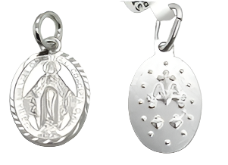 Silver 925 Holy Cross Pendant - CNST0114AGMIR