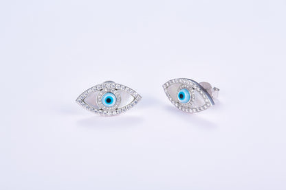 Evil Eye Stud Earrings