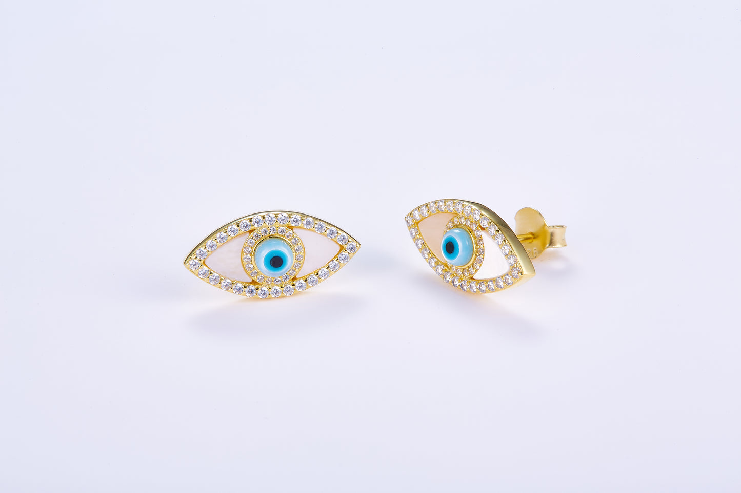 Evil Eye Stud Earrings