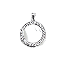 Mother of Pearl Round Pendant