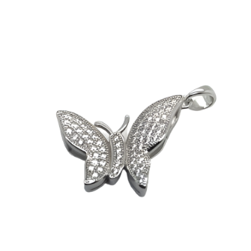 Silver Butterfly Pendant