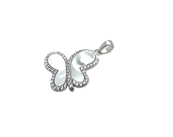 Mother of Pearl Butterfly Pendant