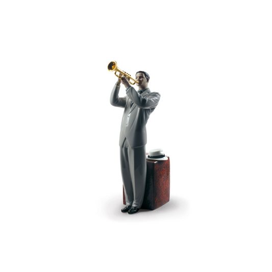 JAZZ TRUMPETER FIGURINE REF 1009329