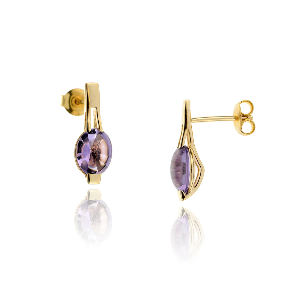 Amethyst Drop Earrings